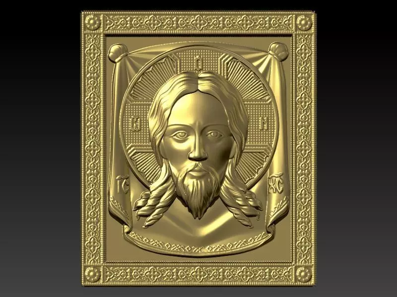 Pendant with Jesus the Savior Necklace Charm Bracelet Jewelry 3D print model