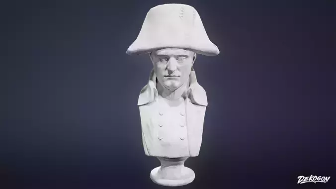 ATTIC - Bust 01 - LOW POLY