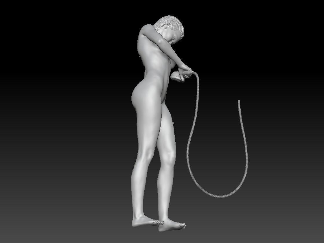 SHOWER GIRL 2 3D print model_1