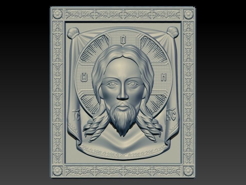 Pendant with Jesus the Savior Necklace Charm Bracelet Jewelry 3D print model_4
