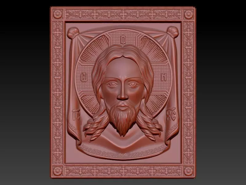 Pendant with Jesus the Savior Necklace Charm Bracelet Jewelry 3D print model_0