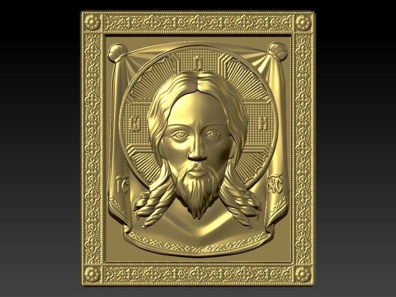 Pendant with Jesus the Savior Necklace Charm Bracelet Jewelry 3D print model_3
