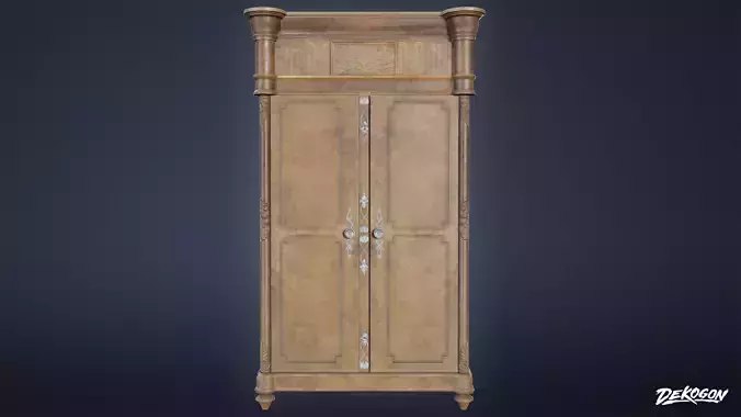 ATTIC - Cabinet 03 - LOW POLY