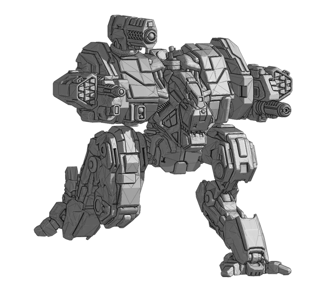 Lupus Nocte Assault Mecha 3D print model_0