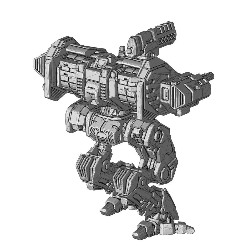 Lupus Nocte Assault Mecha 3D print model_2