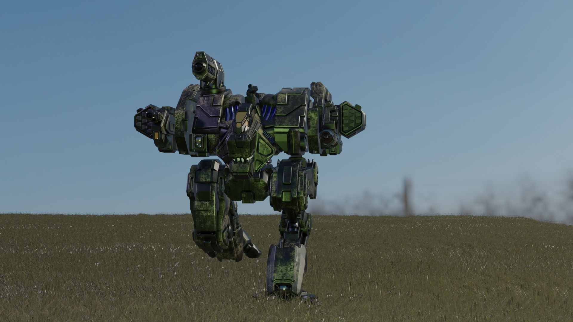 Lupus Nocte Assault Mecha 3D print model_4