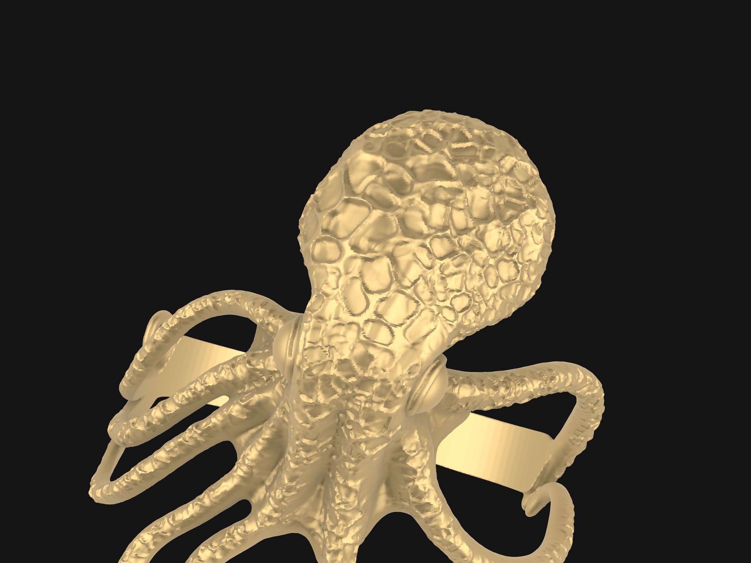 Octopus Bracelet 3D print model_19
