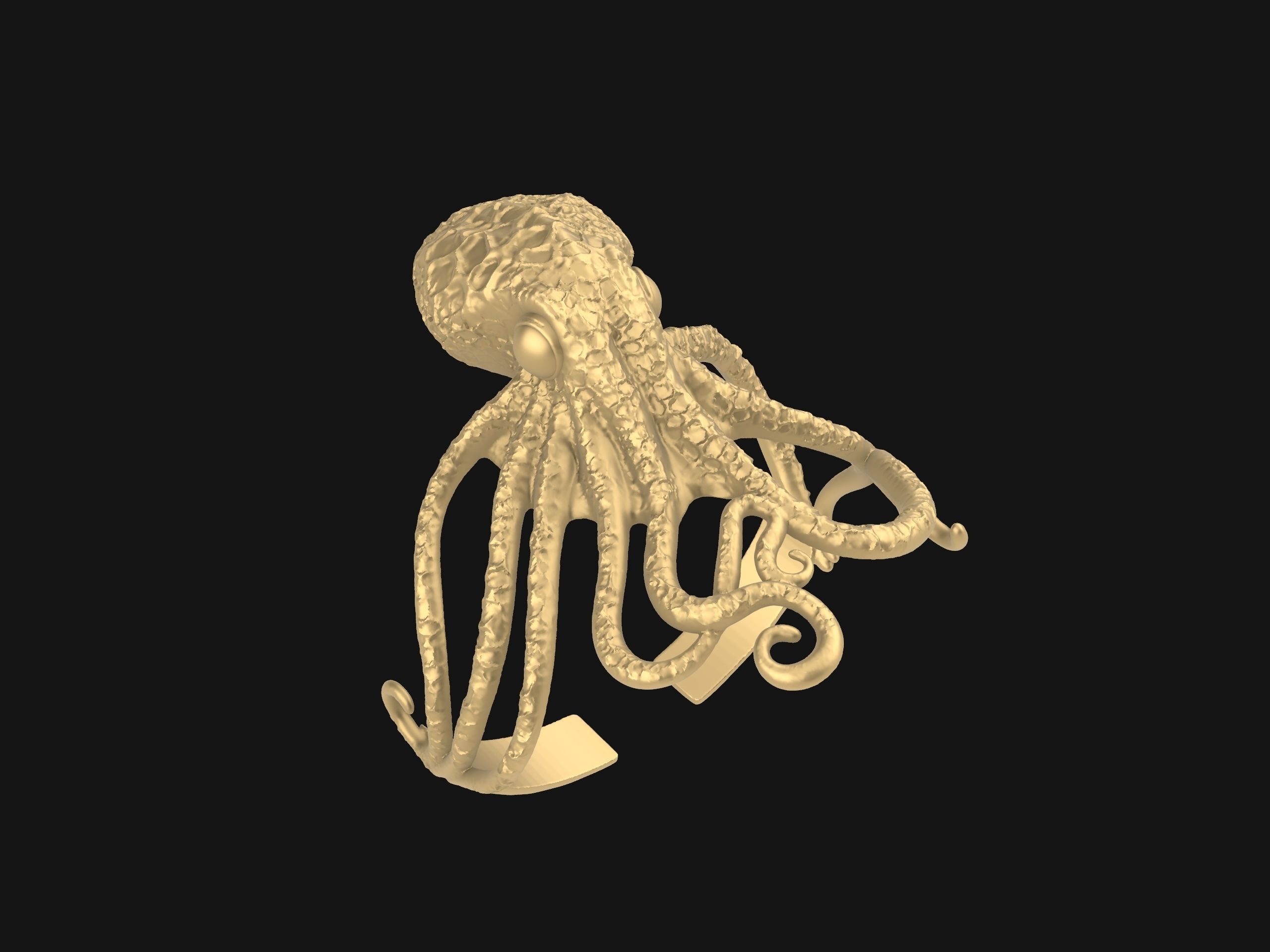 Octopus Bracelet 3D print model_15