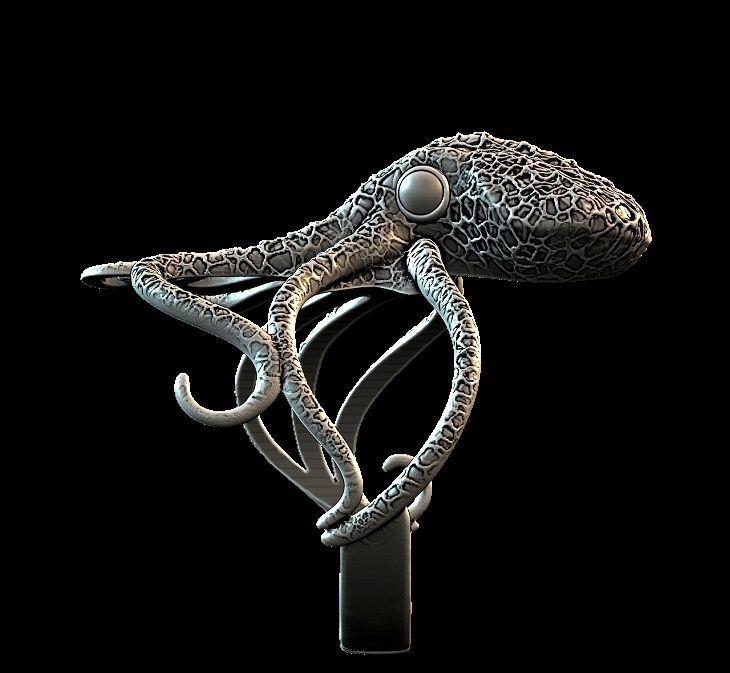 Octopus Bracelet 3D print model_11