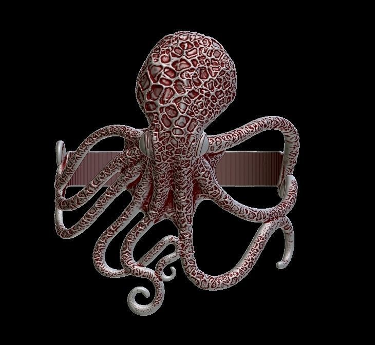 Octopus Bracelet 3D print model_12