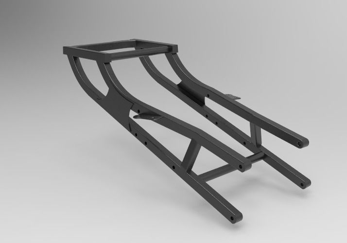 TELAIETTO POSTERIORE APRILIA RSV1000 OLD 2000 post frame 3D model_1