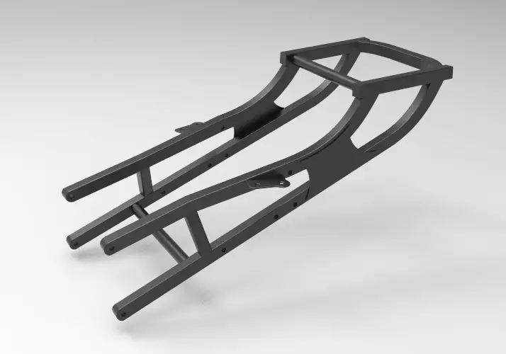 TELAIETTO POSTERIORE APRILIA RSV1000 OLD 2000 post frame 3D model_0