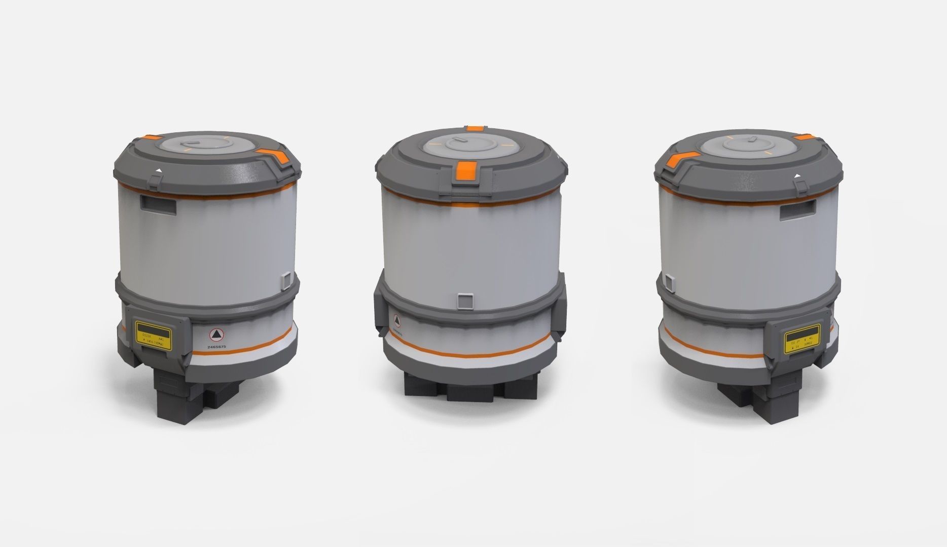 sci-fi Architecture kitbash 49 3D model_7