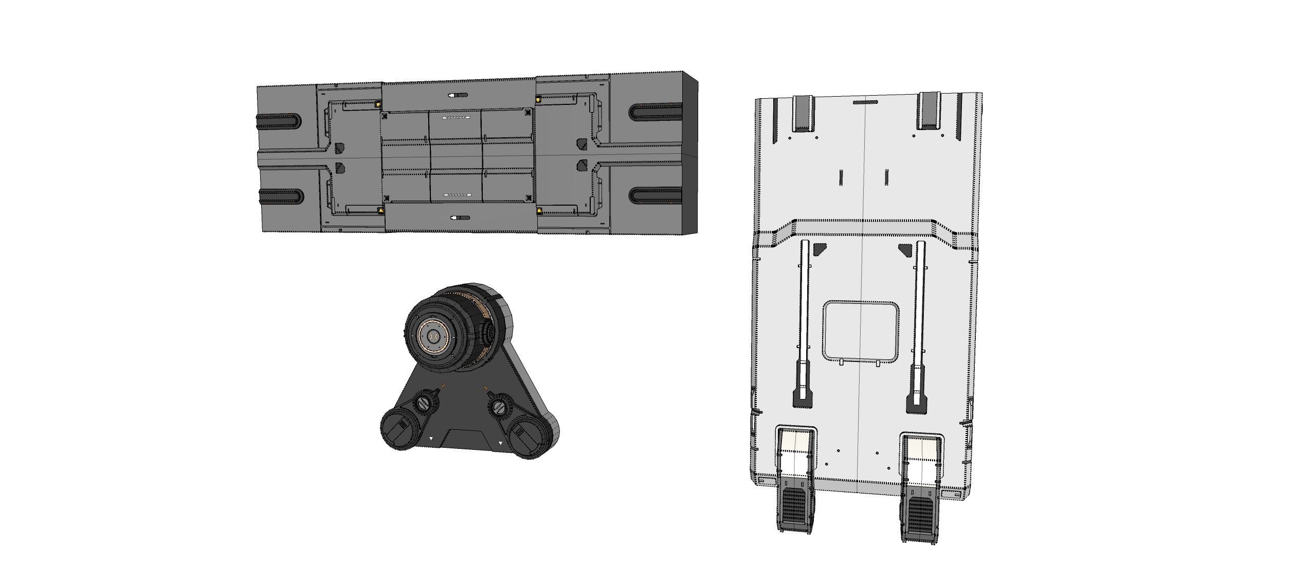 sci-fi Architecture kitbash 49 3D model_25