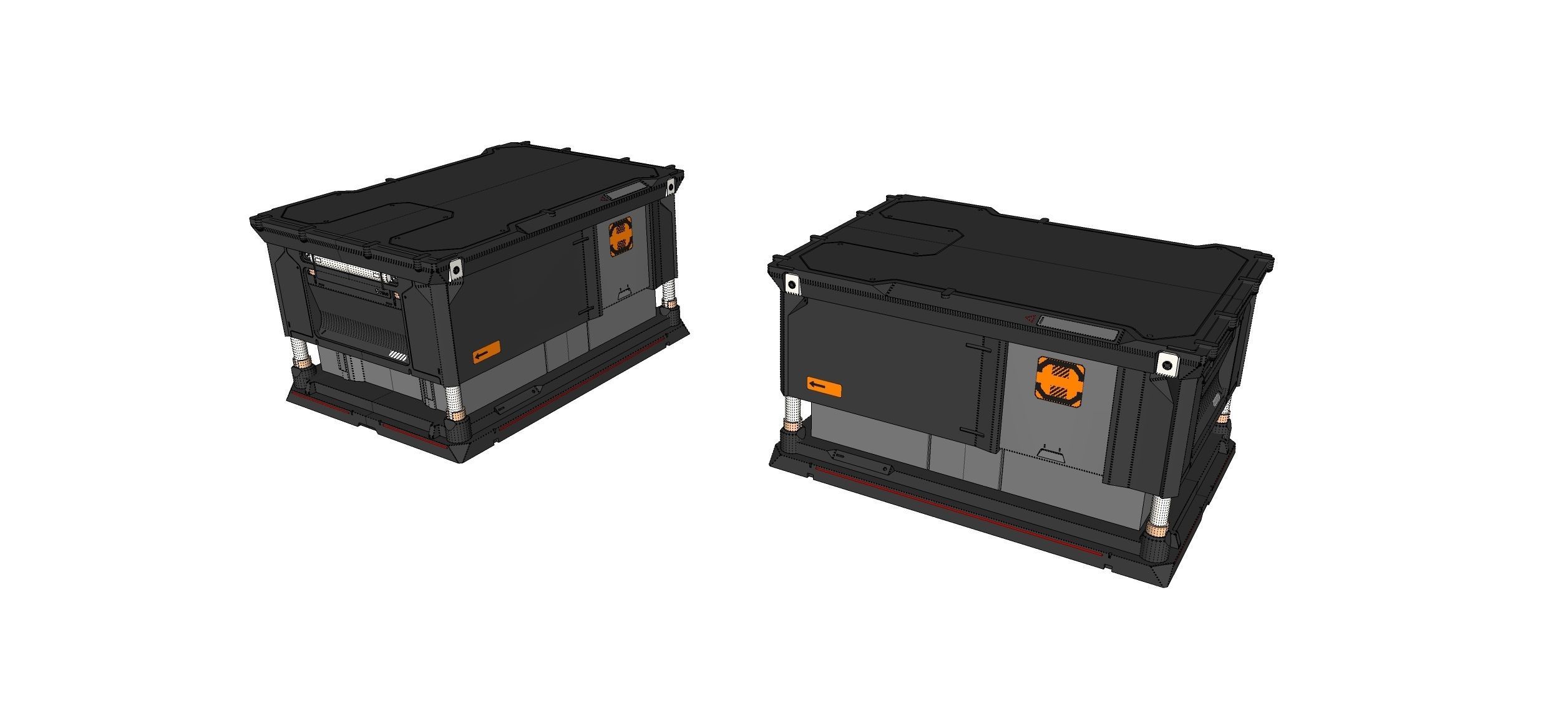 sci-fi Architecture kitbash 49 3D model_23