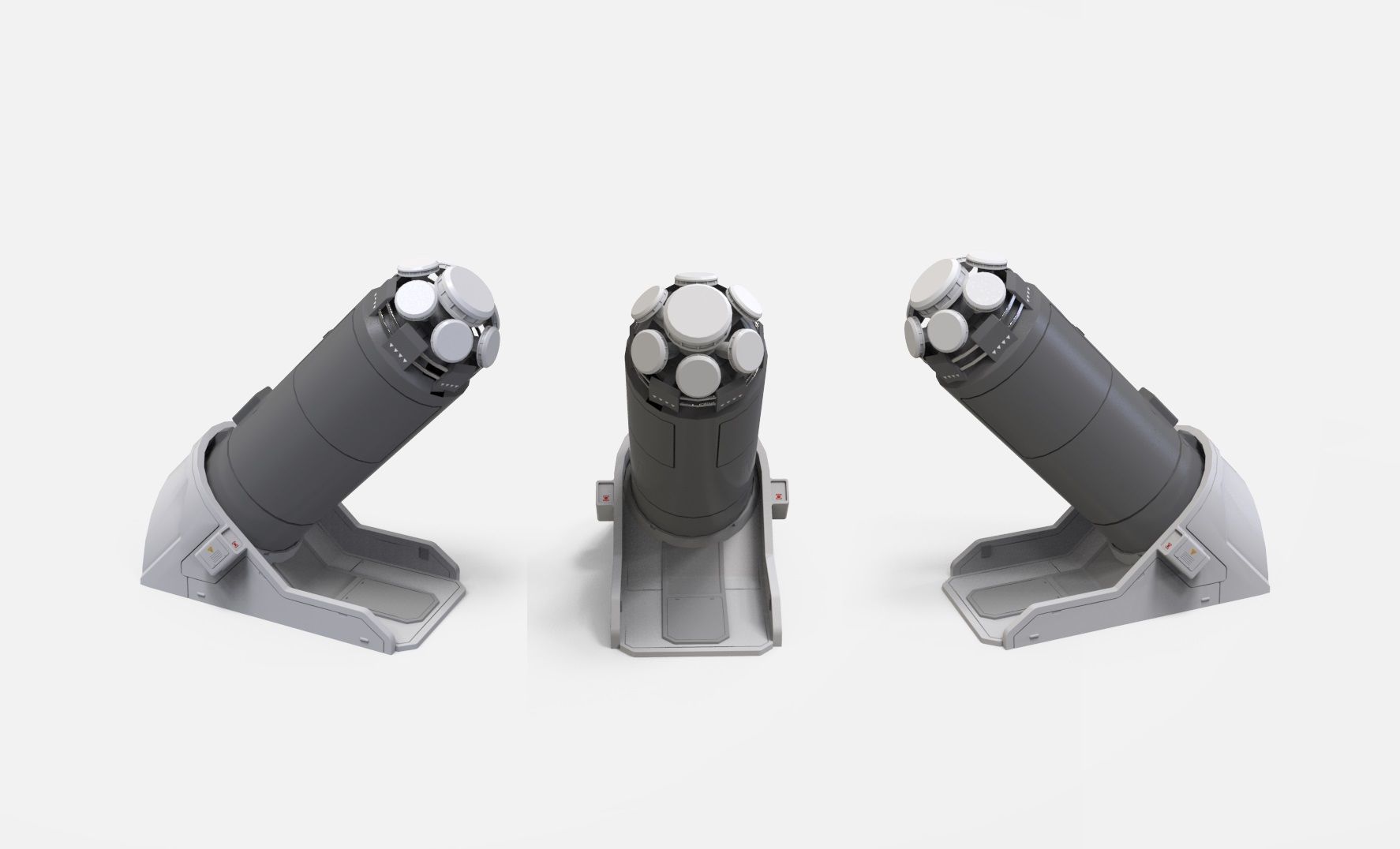 sci-fi Architecture kitbash 49 3D model_5