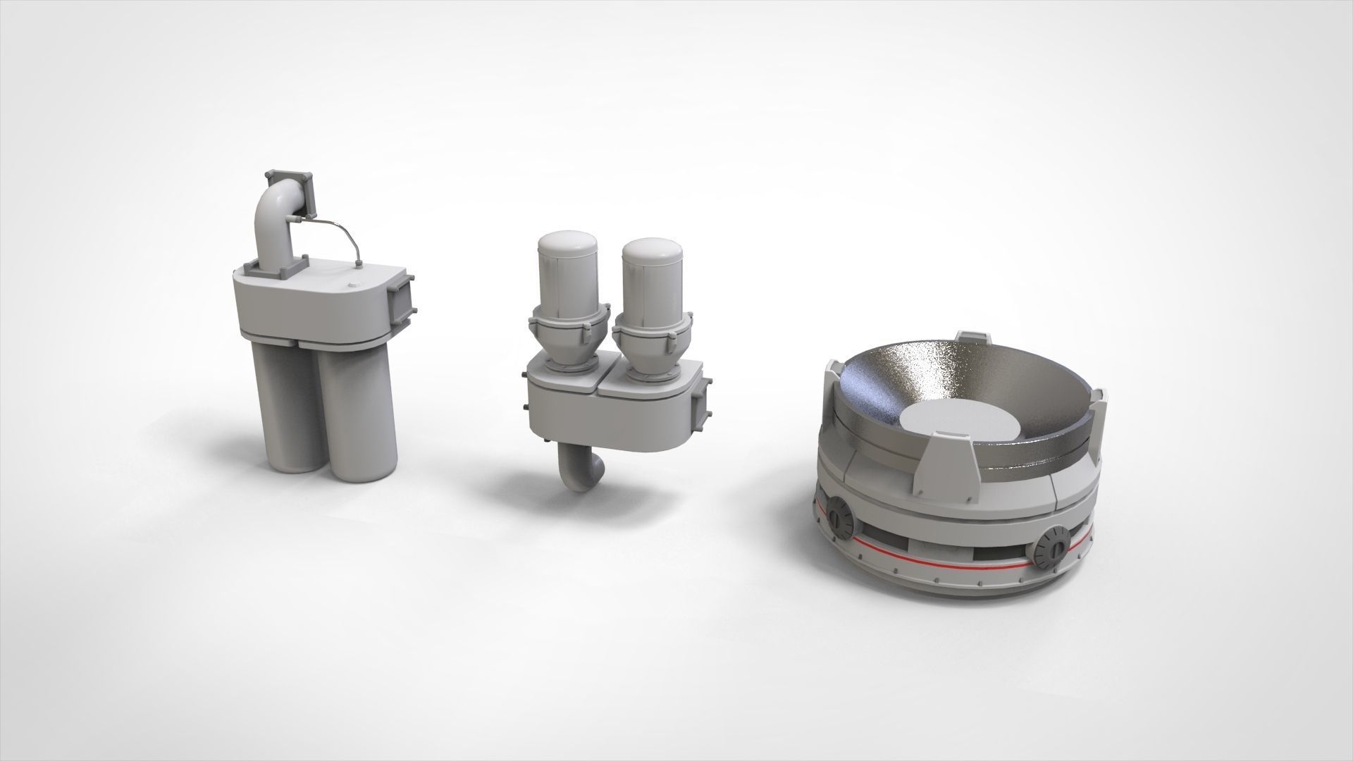 sci-fi Architecture kitbash 49 3D model_13