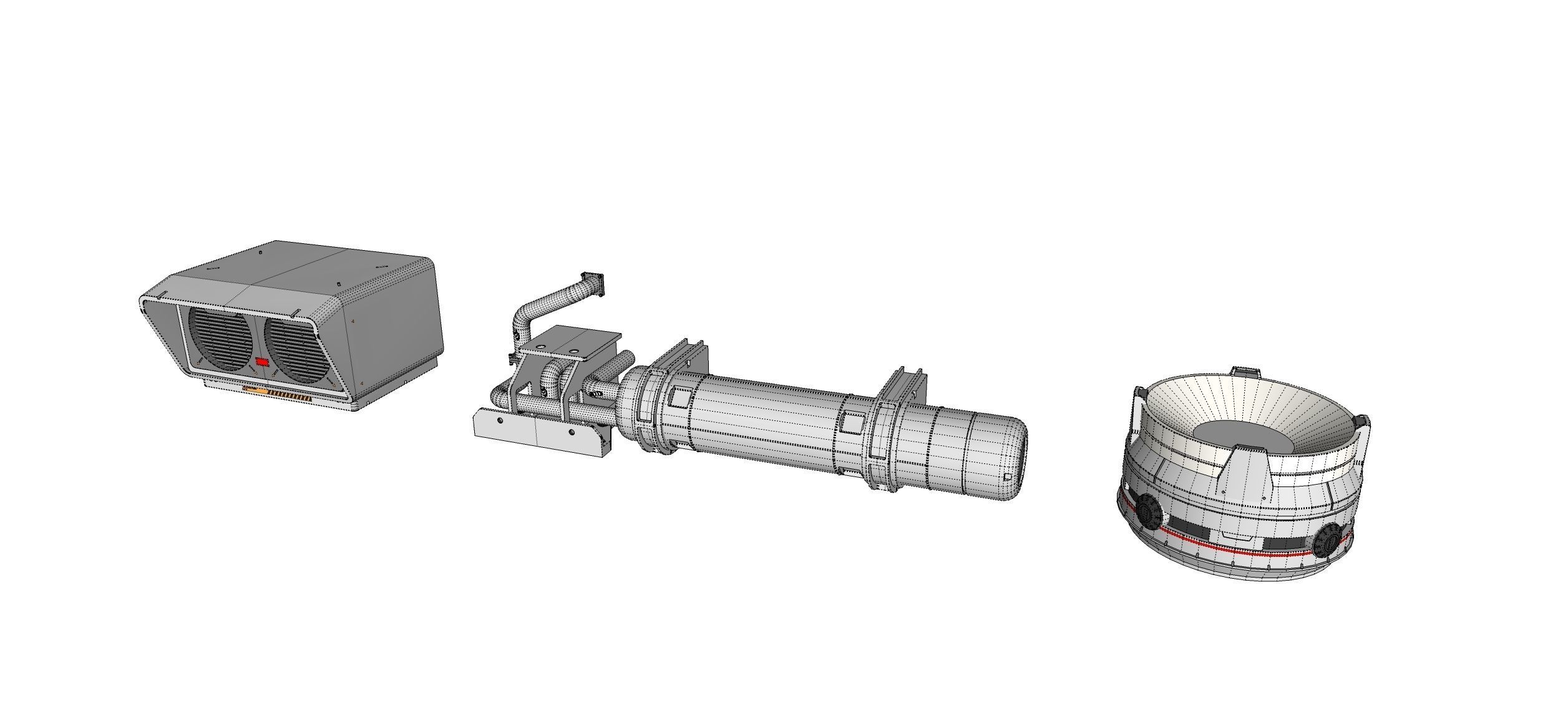 sci-fi Architecture kitbash 49 3D model_22