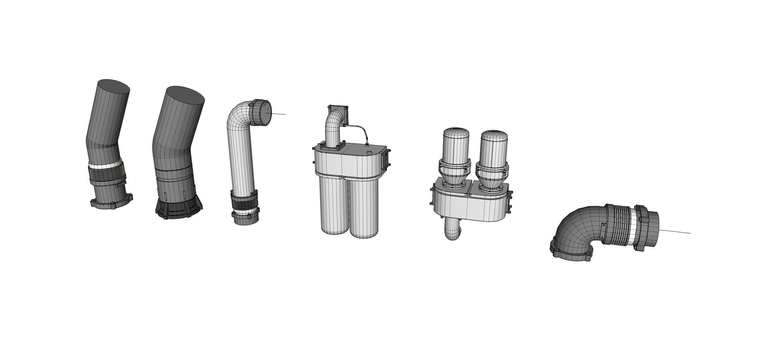 sci-fi Architecture kitbash 49 3D model_24