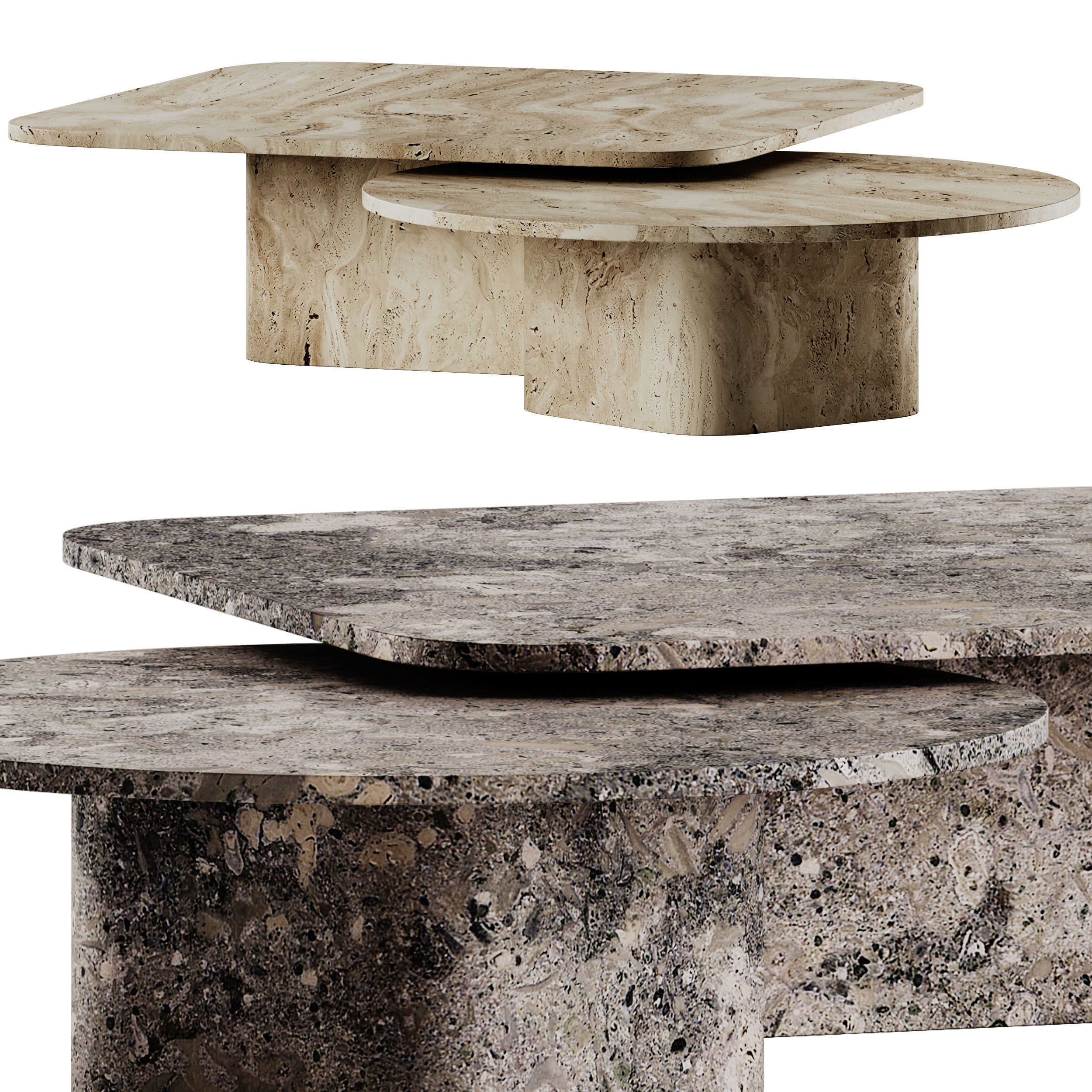Bolia Eida Coffee Tables 3D model_1