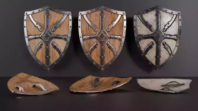 Medieval shield pack 