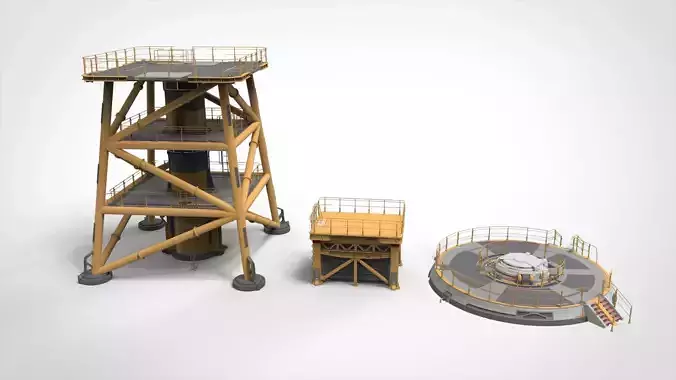 sci fi props 6 3D model