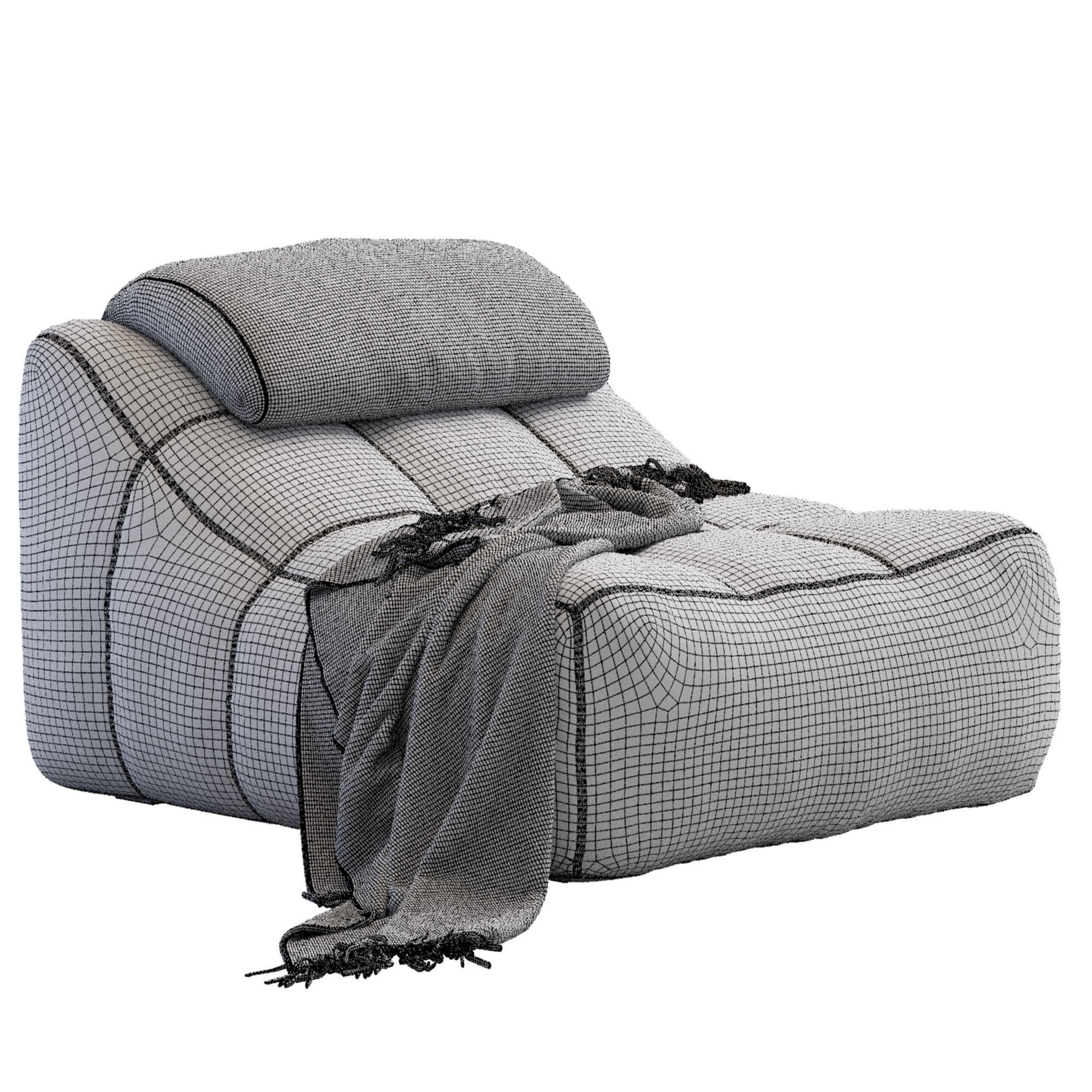 Bubble Armchair By In Mood 3D model_4