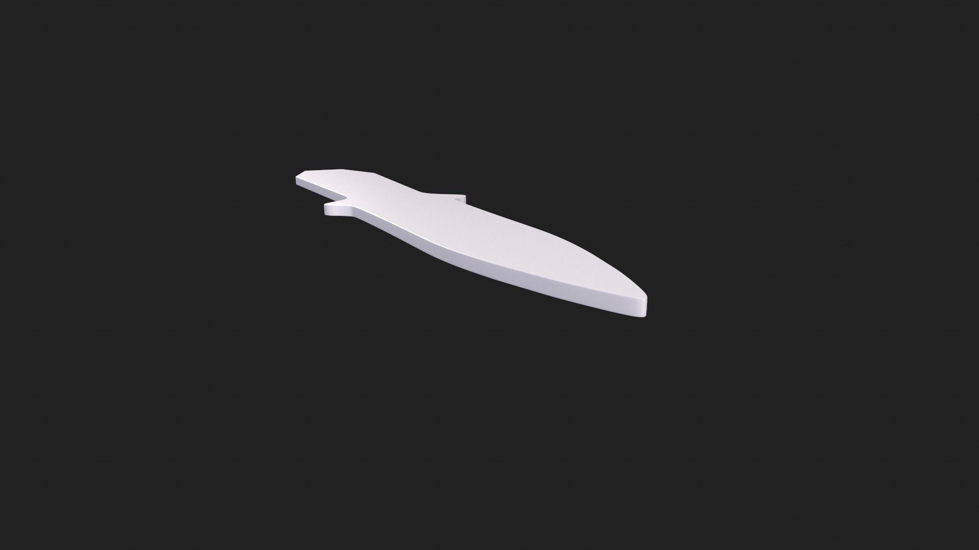 Birthday knife 3d printing ready model 3D print model_1