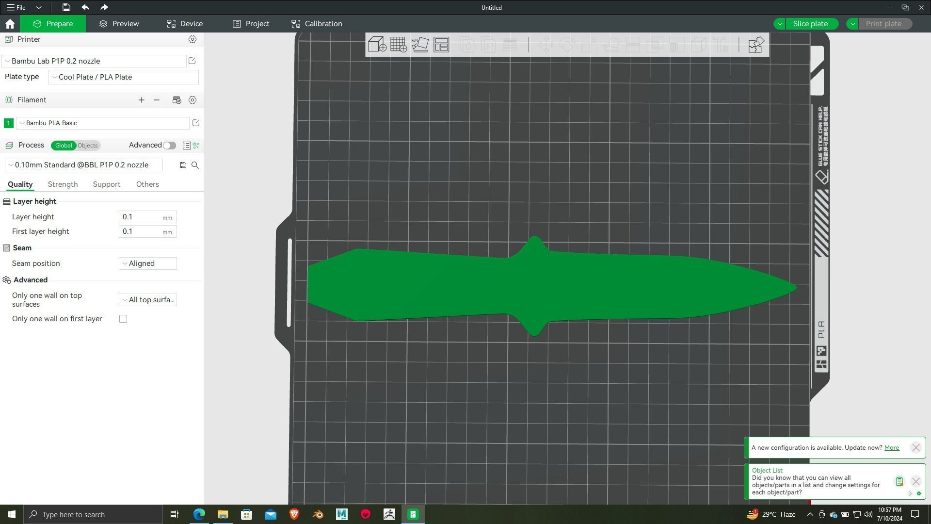 Birthday knife 3d printing ready model 3D print model_3