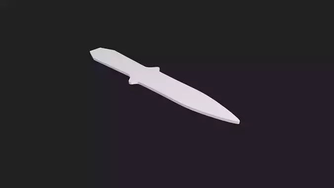 Birthday knife 3d printing ready model