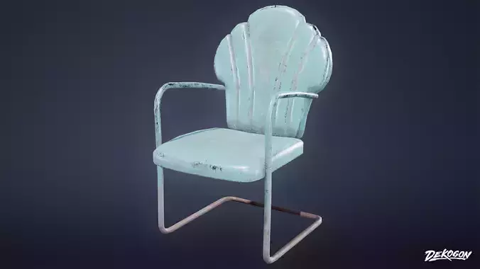 ATTIC - Chair 03 - LOW POLY