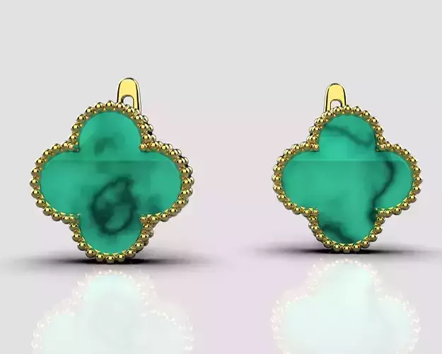 Earring Van Cleef 3D print model