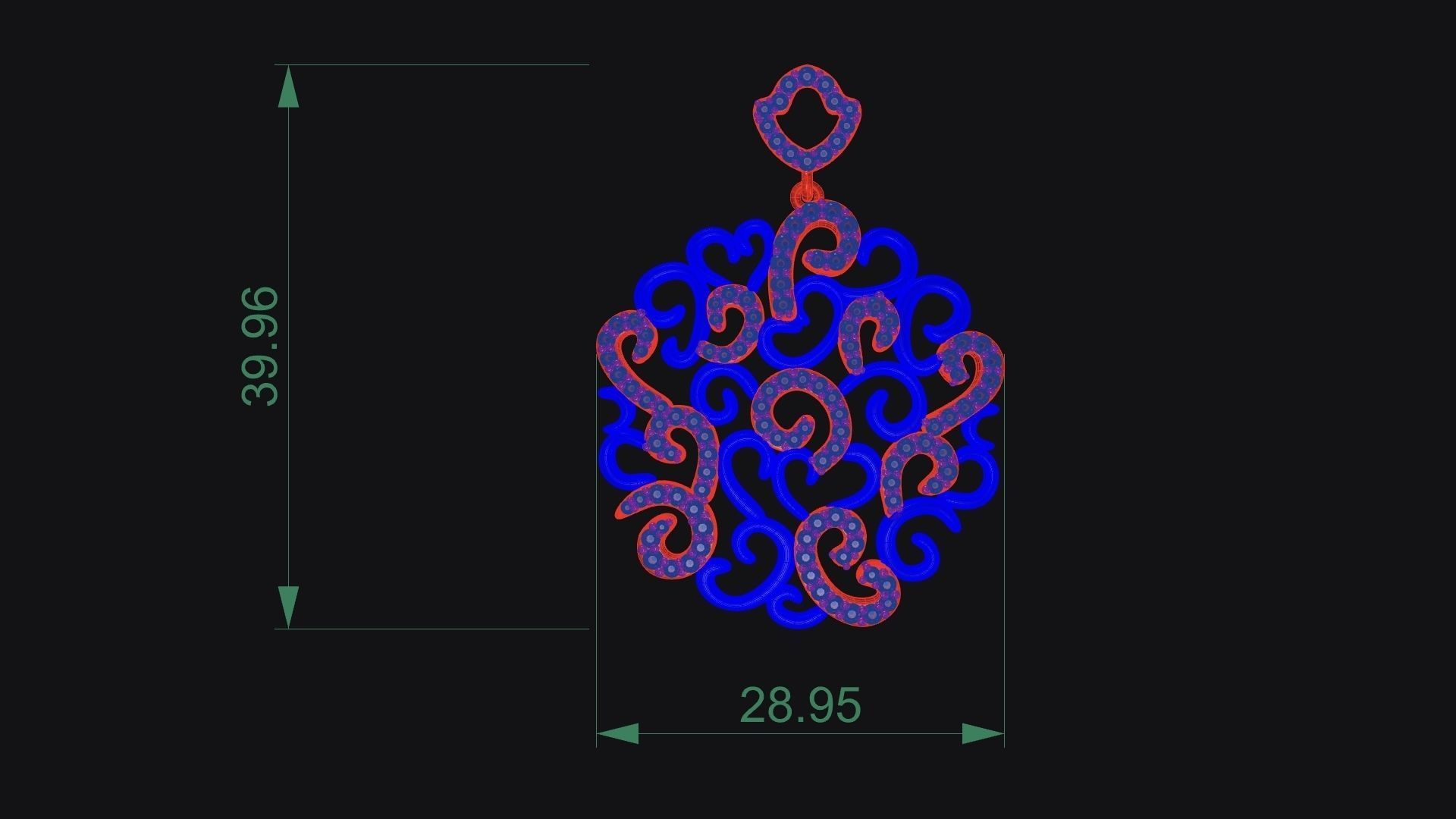 Pendant 2024-0010 3D print model_3