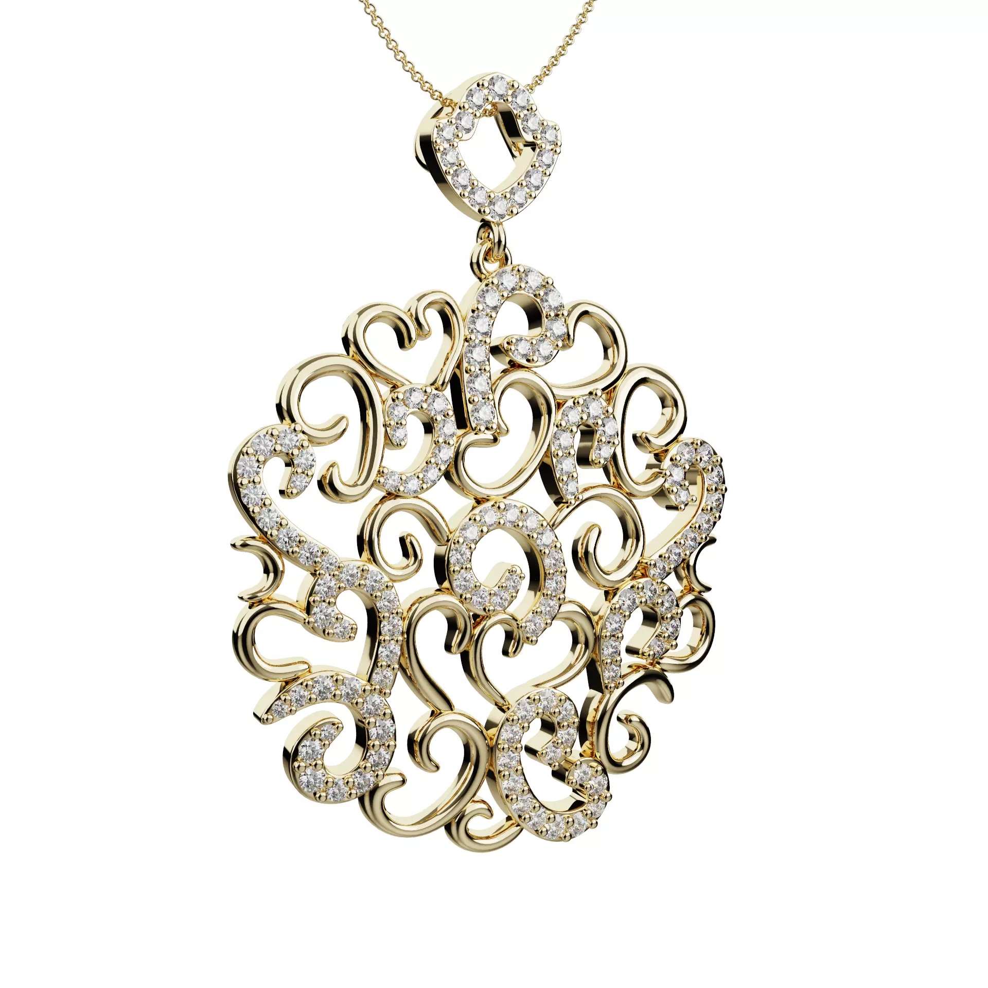 Pendant 2024-0010 3D print model_0