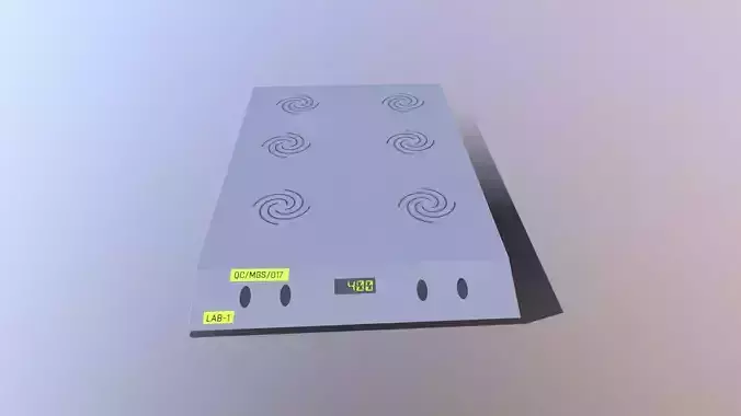 Magnetic Motion Low-poly 3D model