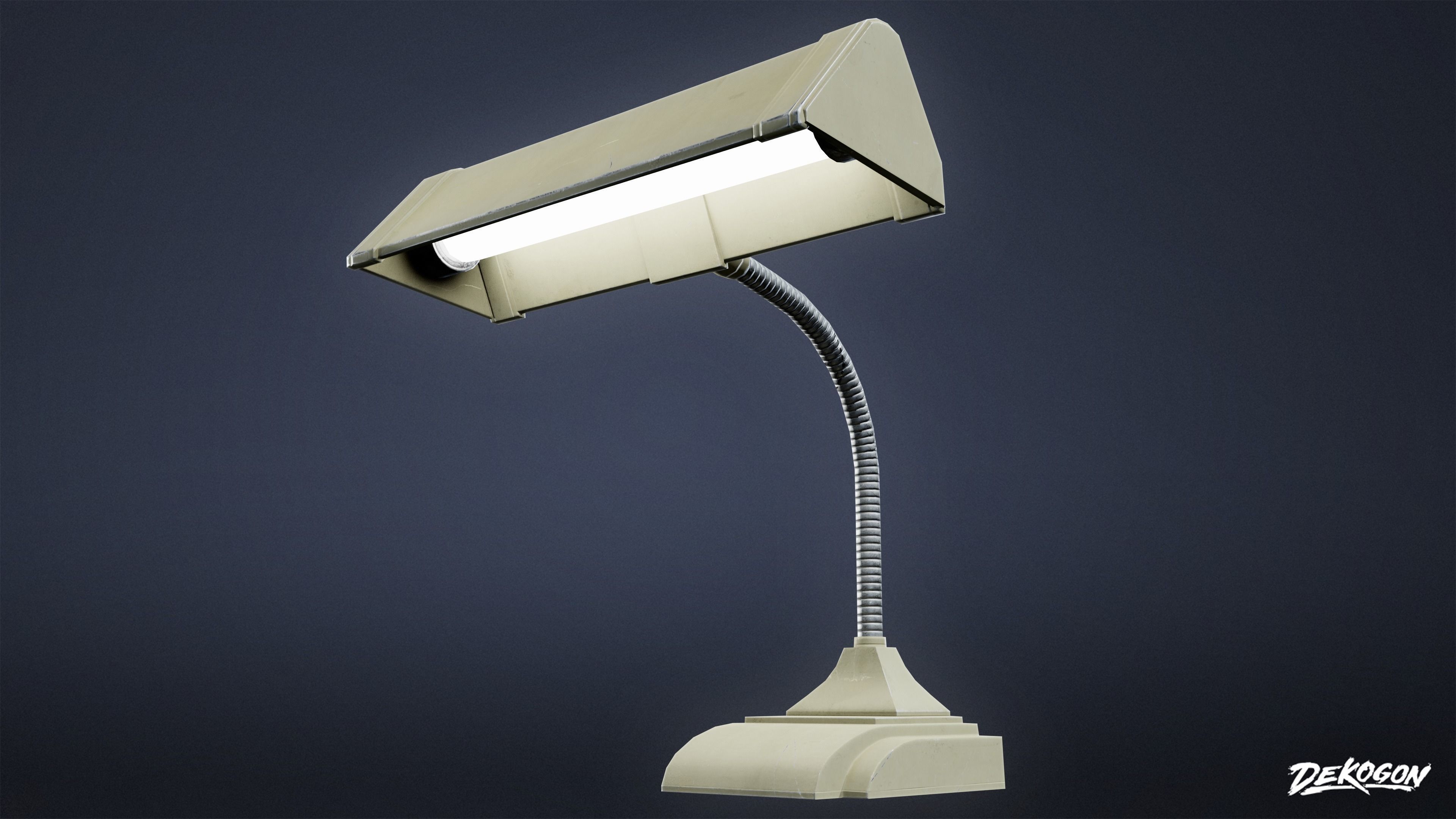 ATTIC - Desk Lamp 01 - LOW POLY Low-poly 3D model_2