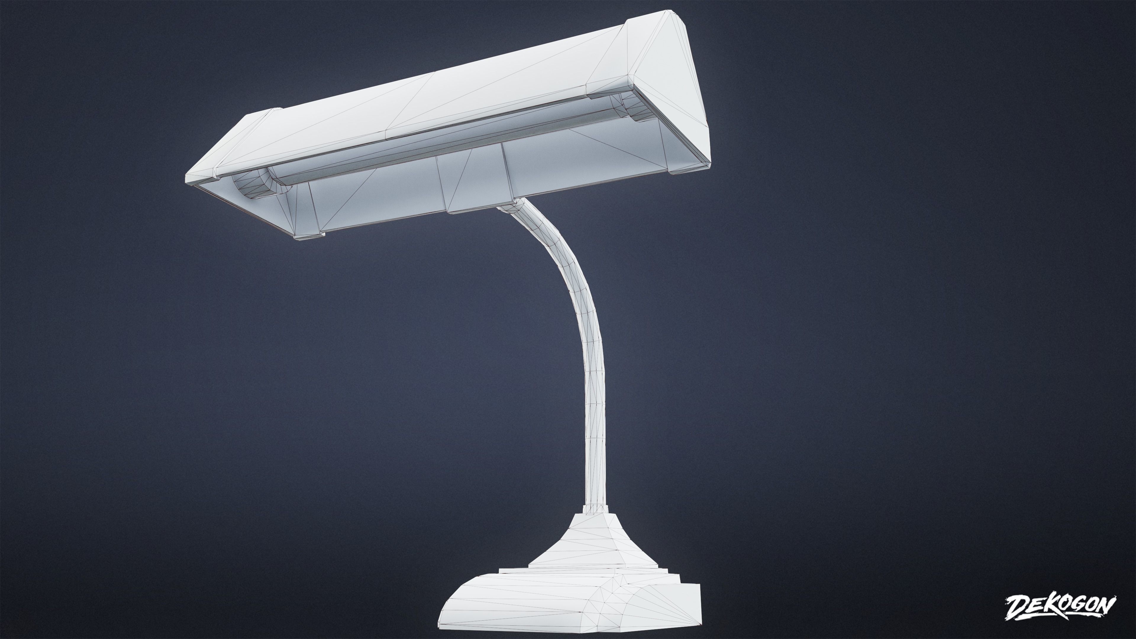 ATTIC - Desk Lamp 01 - LOW POLY Low-poly 3D model_8