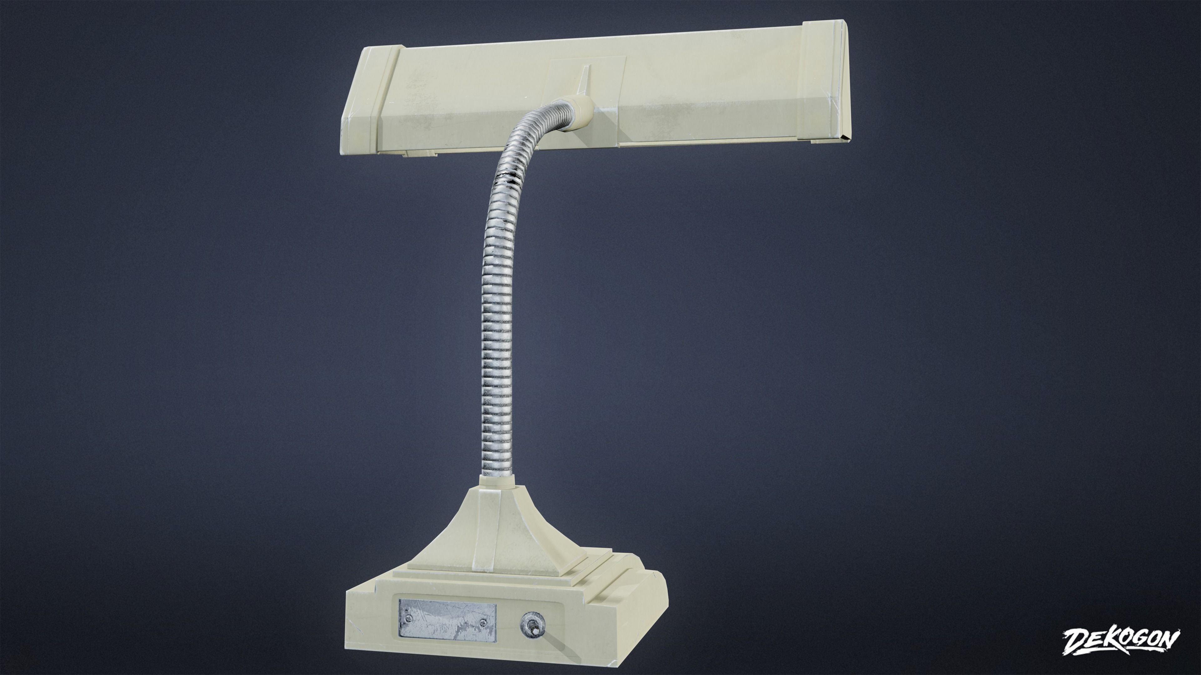 ATTIC - Desk Lamp 01 - LOW POLY Low-poly 3D model_5