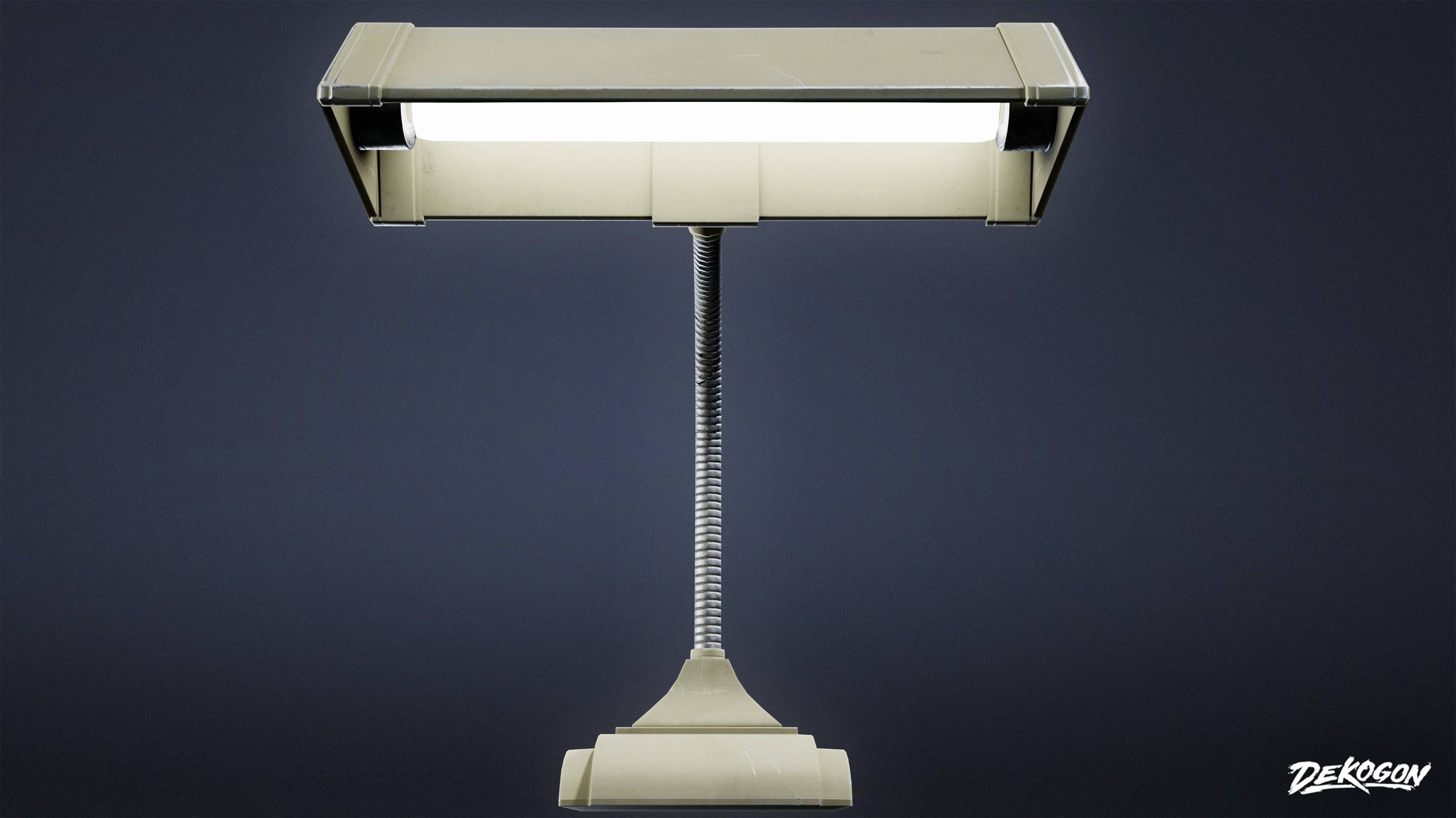 ATTIC - Desk Lamp 01 - LOW POLY Low-poly 3D model_3