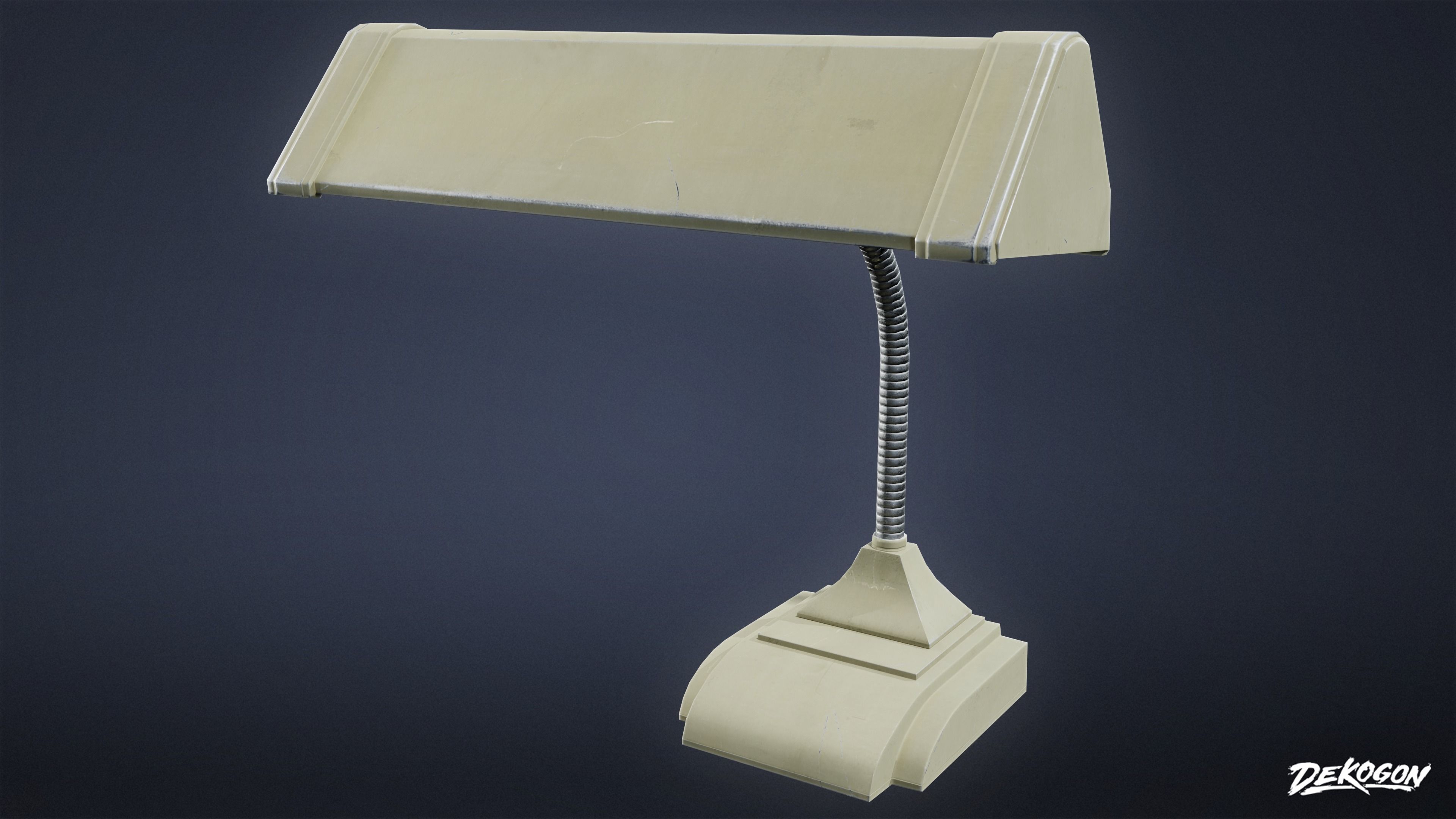 ATTIC - Desk Lamp 01 - LOW POLY Low-poly 3D model_1
