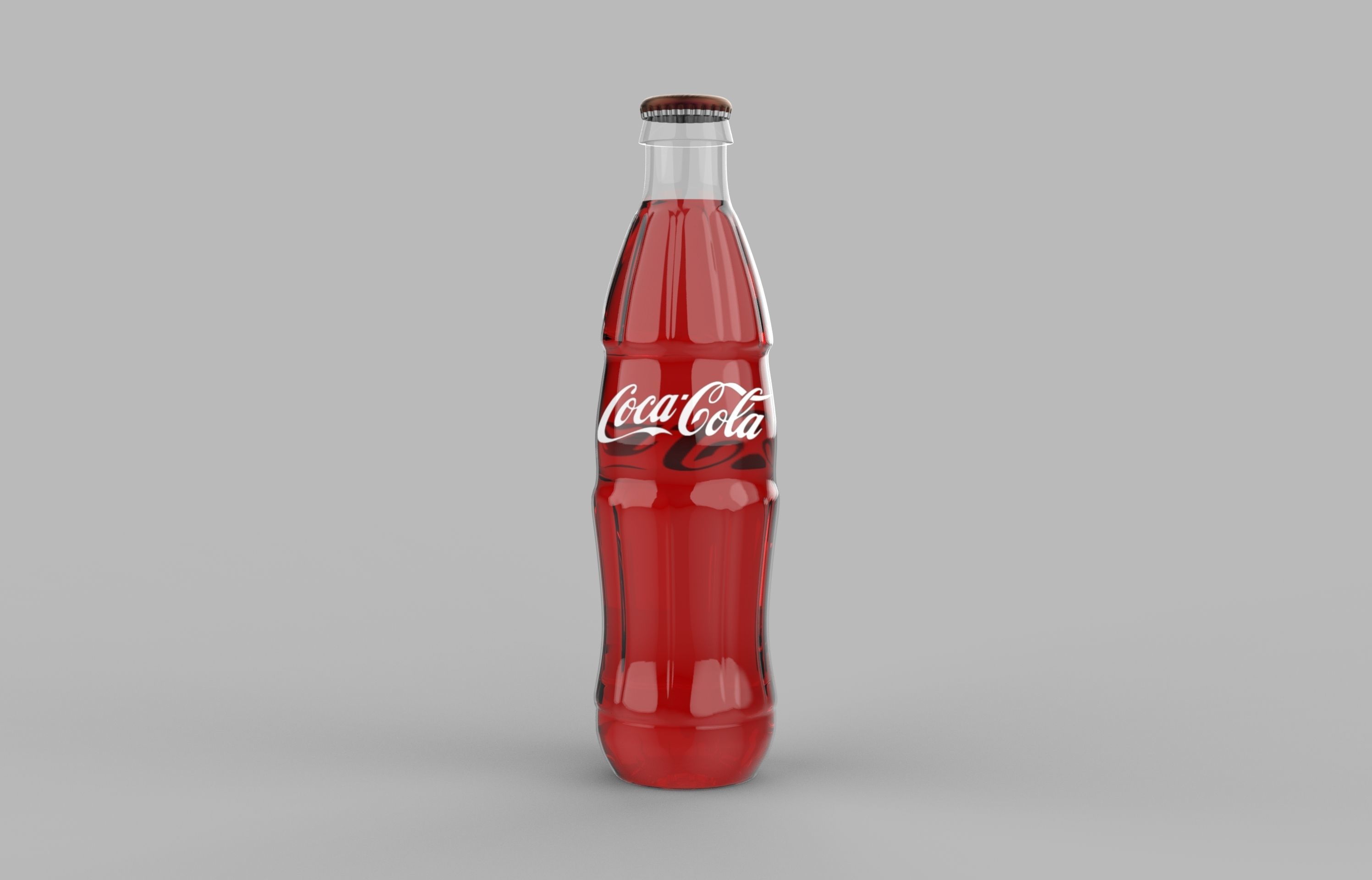 Coca-Cola Bottle 3D model_2
