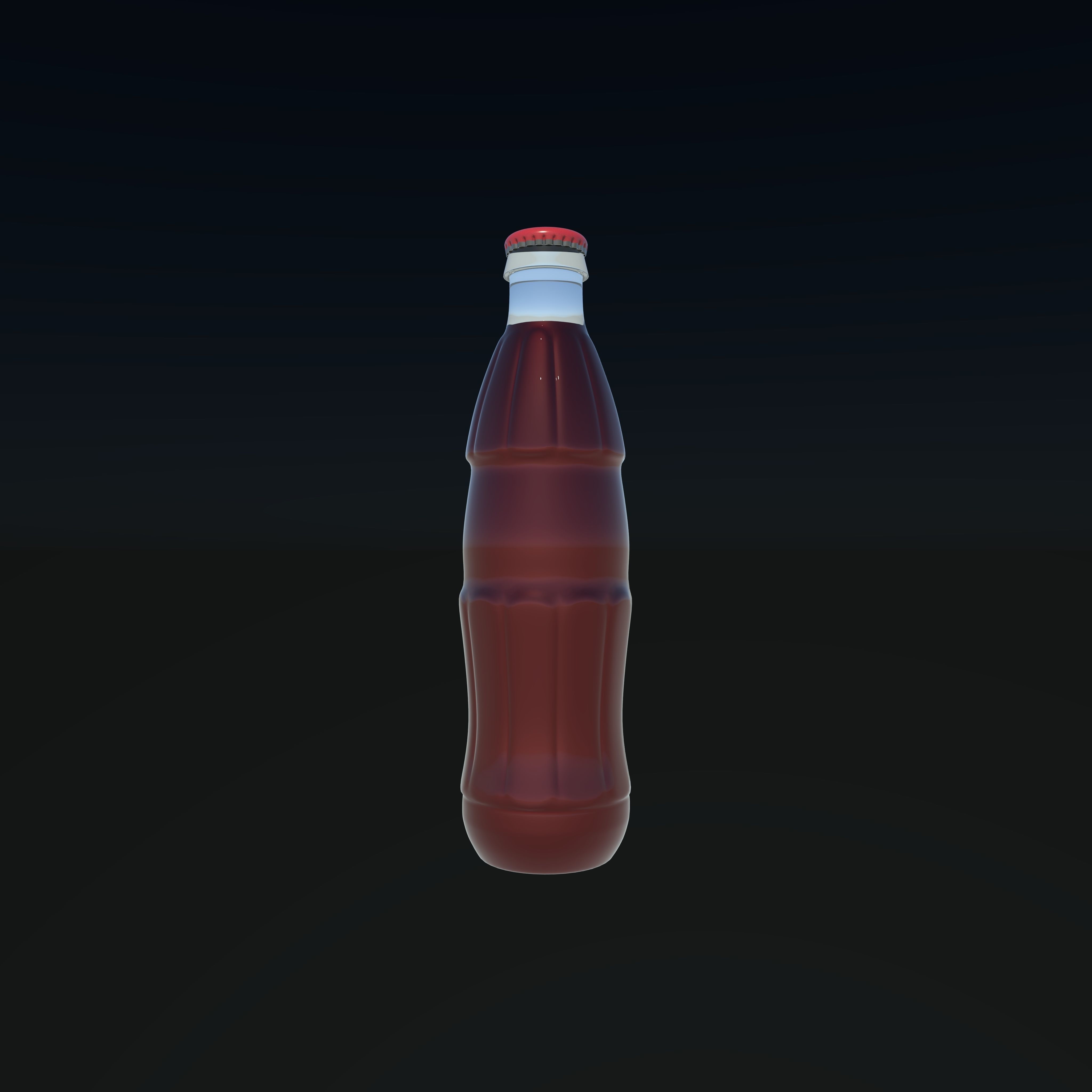 Coca-Cola Bottle 3D model_6