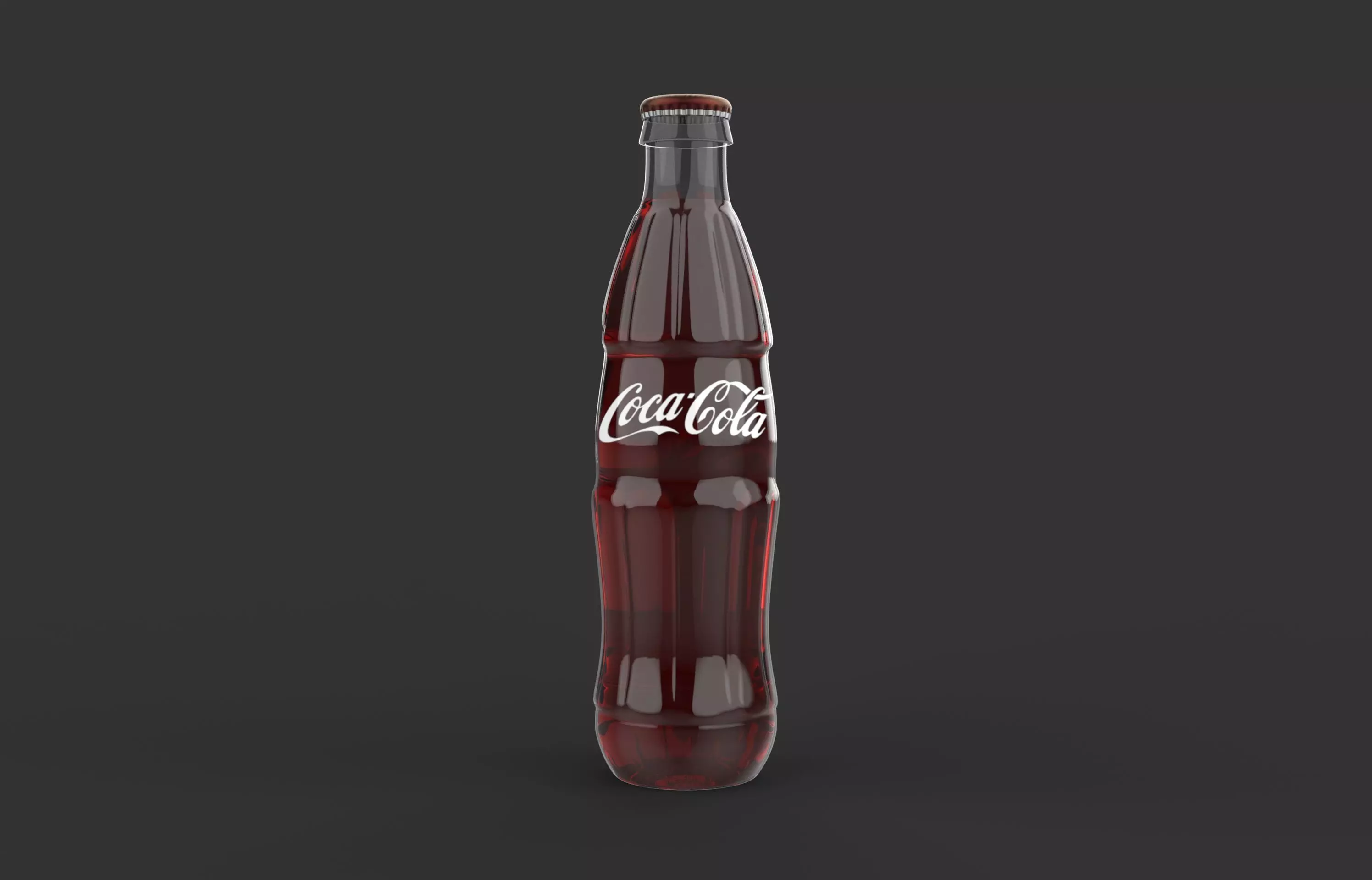 Coca-Cola Bottle 3D model_0