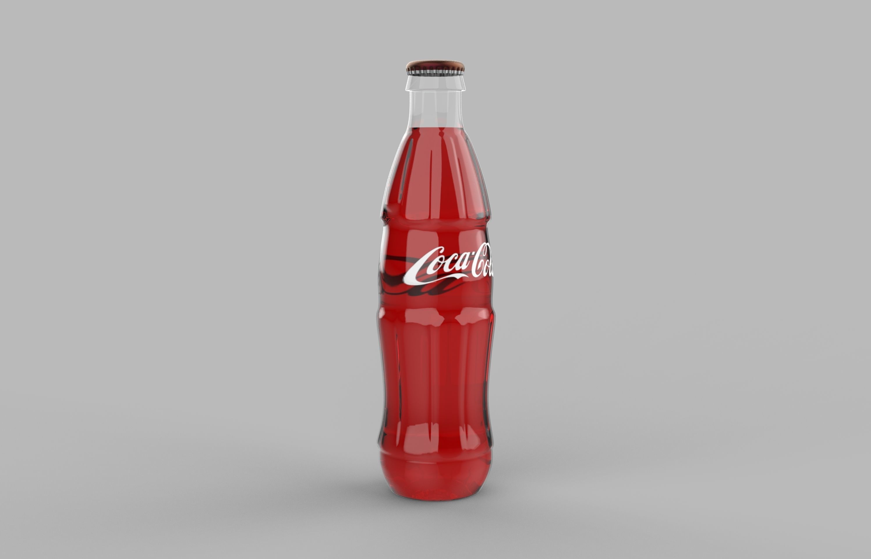Coca-Cola Bottle 3D model_4