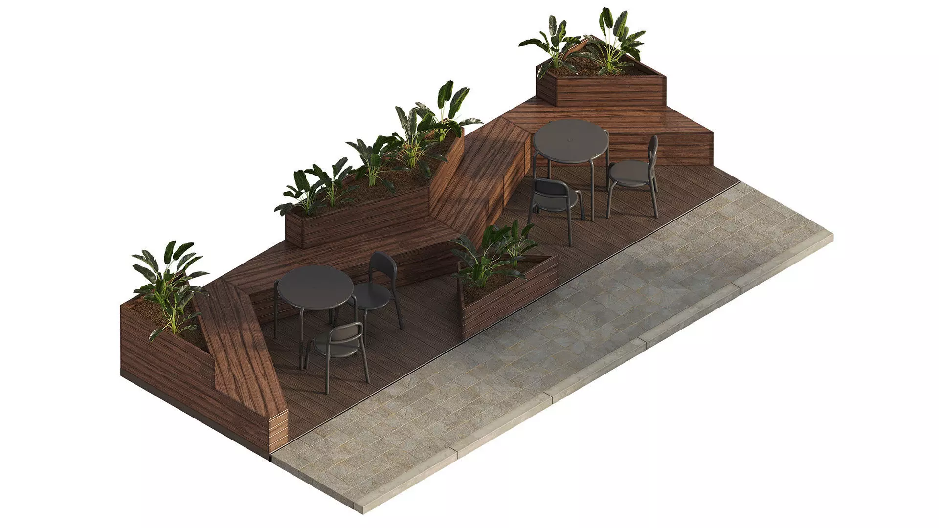 Parklet 1 3D model_0