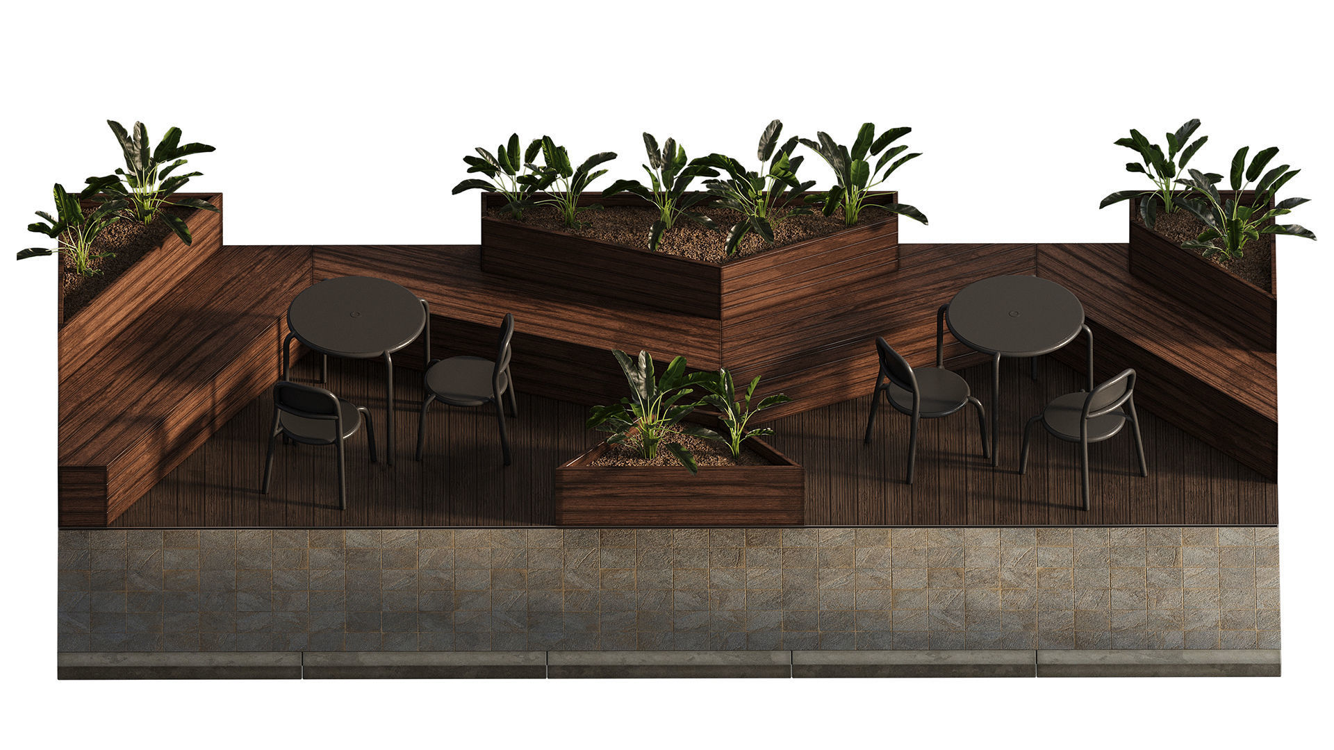 Parklet 1 3D model_2