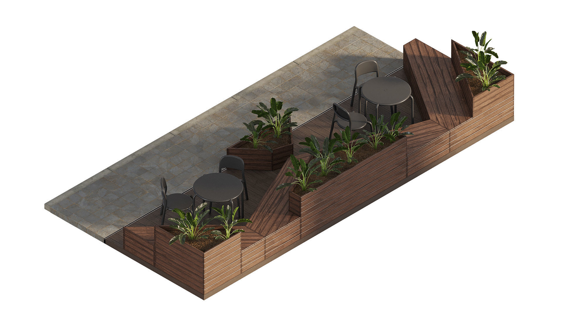 Parklet 1 3D model_5