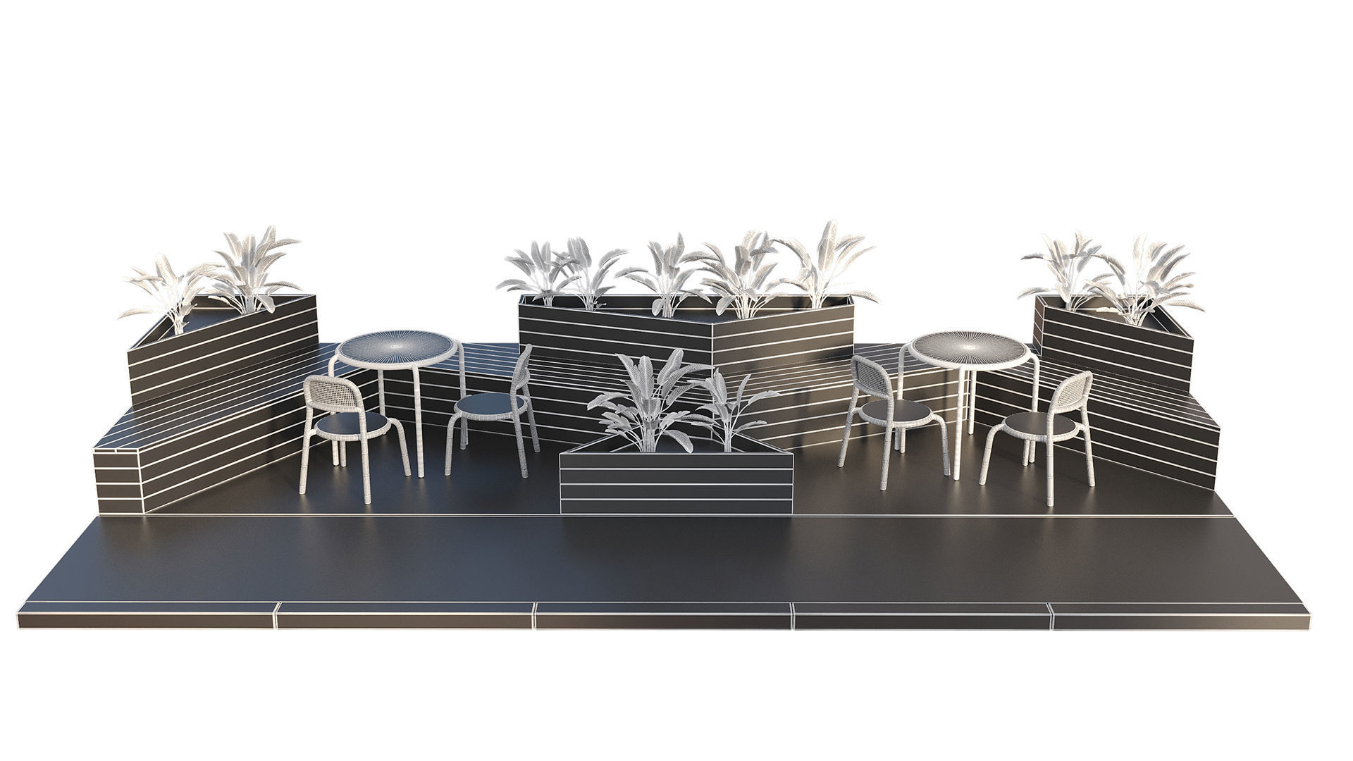 Parklet 1 3D model_9
