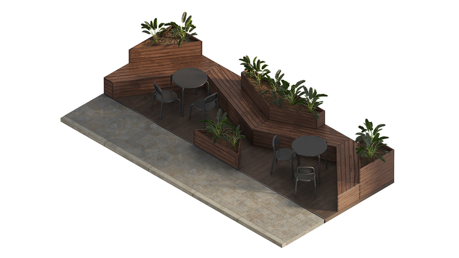 Parklet 1 3D model_4