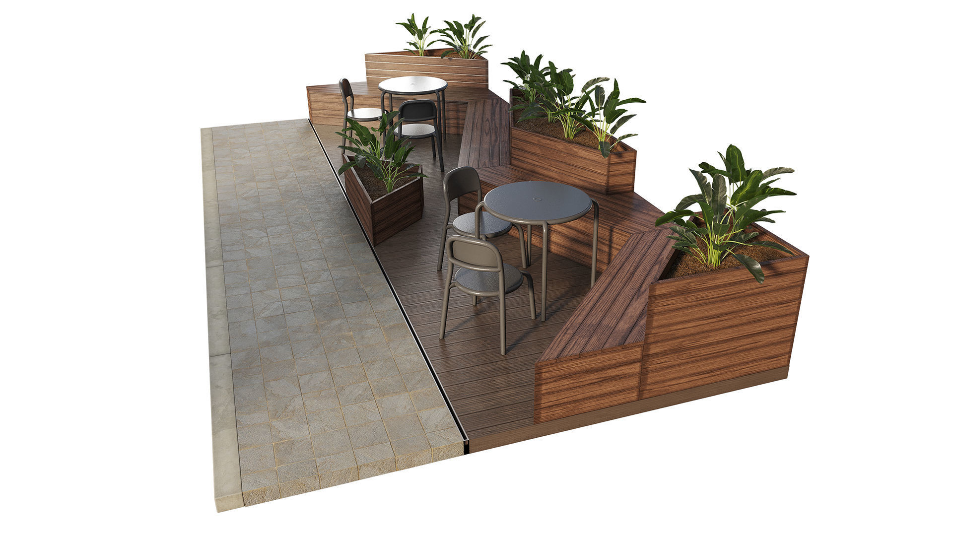 Parklet 1 3D model_8